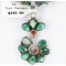 Petit Point Handmade Certified Authentic Zuni .925 Sterling Silver Turquoise Native American Necklace 371051824655