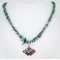 Petit Point Handmade Zuni .925 Sterling Silver Turquoise Native American Necklace 371060435483 Petit Point Handmade Zuni .925 Sterling Silver Turquoise Native American Necklace 371060435483