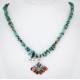 Petit Point Handmade Certified Authentic Zuni .925 Sterling Silver Turquoise Native American Necklace 371060435483