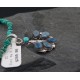 Petit Point Handmade Certified Authentic Zuni .925 Sterling Silver Turquoise Native American Necklace 390627819331