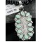 Petit Point Handmade Certified Authentic Zuni .925 Sterling Silver Turquoise Native American Necklace 390667055937