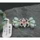 Petit Point Handmade Certified Authentic Zuni .925 Sterling Silver Turquoise Native American Necklace 390669110060