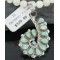 Petit Point Handmade Certified Authentic Zuni .925 Sterling Silver Turquoise Native American Necklace 390679206268