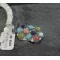 Petit Point Handmade Zuni .925 Sterling Silver Turquoise Native American Necklace 390681865752