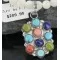 Petit Point Handmade Zuni .925 Sterling Silver Turquoise Native American Necklace 390681865752