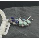 Petit Point Handmade Certified Authentic Zuni .925 Sterling Silver Turquoise Native American Necklace 390682926137