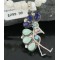 Petit Point Handmade Certified Authentic Zuni .925 Sterling Silver Turquoise Native American Necklace 390682926137