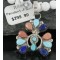 Petit Point Handmade Certified Authentic Zuni .925 Sterling Silver Turquoise Native American Necklace 390688309386