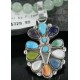 Petit Point Handmade Certified Authentic Zuni .925 Sterling Silver Turquoise Native American Necklace 390696587725