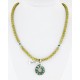 Petit Point Handmade Certified Authentic Zuni .925 Sterling Silver Turquoise Native American Necklace 390839406037