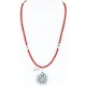 Petit Point Handmade Certified Authentic Zuni .925 Sterling Silver Turquoise Native American Necklace 390844191403