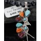 Petit Point Handmade KOKOPELI Certified Authentic Zuni .925 Sterling Silver Turquoise Native American Necklace 370983404874