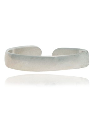 Plain .925 Sterling Silver Certified Authentic Hopi Native American Handmade Toe Ring 13236