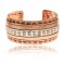 Pure Copper .925 Sterling Silver Certified Authentic Navajo Native American Handmade Cuff Bracelet 12951