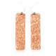 Pure Copper Certified Authentic Navajo Native American Hammered Dangle Earrings 18244 Pure Copper Certified Authentic Navajo Native American Hammered Dangle Earrings 18244