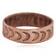 Pure Copper Handmade Certified Authentic Navajo Native American Ring 1 16995-2 Pure Copper Handmade Certified Authentic Navajo Native American Ring 1 16995-2