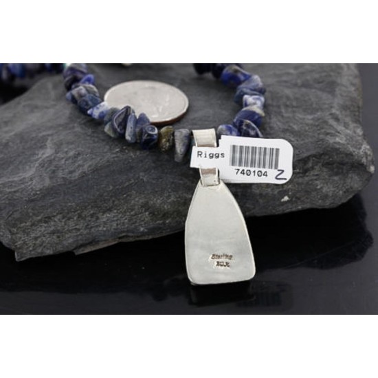 Handmade Certified Authentic Navajo .925 Sterling Silver Natural Spiny Oyster and Turquoise Native American Necklace 370985213934