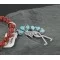 Petit Point KOKOPELI Handmade Zuni .925 Sterling Silver Turquoise Native American Necklace 390678336761