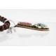 Handmade Certified Authentic Navajo .925 Sterling Silver Natural Spiny Oyster and Turquoise Native American Necklace 390767964447