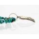 12kt Gold Filled and .925 Sterling Silver Handmade Horse Certified Authentic Navajo Turquoise Native American Necklace 371037369123