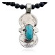 RARE Double OLD Buffalo Coin Certified Authentic Navajo Native .925 Sterling Silver Turquoise Native American Necklace 370787971063