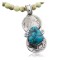 RARE Double OLD Buffalo Nickel Certified Authentic Navajo Native .925 Sterling Silver Turquoise Native American Necklace 370787055088