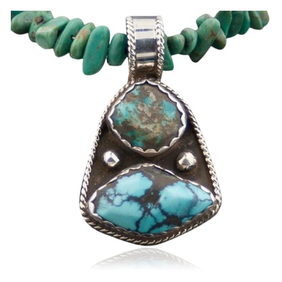 Real Handmade Certified Authentic Navajo Native .925 Sterling Silver Turquoise Native American Necklace 370801544078 Real Handmade Certified Authentic Navajo Native .925 Sterling Silver Turquoise Native American Necklace 370801544078