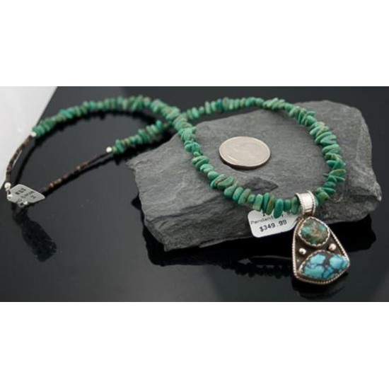 Real Handmade Certified Authentic Navajo Native .925 Sterling Silver Turquoise Native American Necklace 370801544078 Real Handmade Certified Authentic Navajo Native .925 Sterling Silver Turquoise Native American Necklace 370801544078