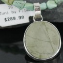 Real Handmade Inlaid Certified Authentic Zuni .925 Sterling Silver Boulder Turquoise Native American Necklace 390678420543