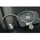 Real Handmade Inlaid Certified Authentic Zuni .925 Sterling Silver Boulder Turquoise Native American Necklace 390678420543