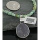 Real Handmade Inlaid Certified Authentic Zuni .925 Sterling Silver Boulder Turquoise Native American Necklace 390678420543