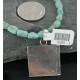 Real Handmade Inlaid Certified Authentic Zuni .925 Sterling Silver Natural Turquoise 291 Native American Necklace 370914234440