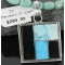 Real Handmade Inlaid Certified Authentic Zuni .925 Sterling Silver Natural Turquoise 291 Native American Necklace 370914234440