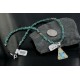 Real Handmade Inlaid Certified Authentic Zuni .925 Sterling Silver Turquoise Native American Necklace 370912338603