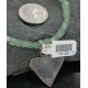 Real Handmade Inlaid Certified Authentic Zuni .925 Sterling Silver Turquoise Native American Necklace 370919153892