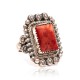 Spiny Oyster .925 Sterling Silver Certified Authentic Navajo Native American Handmade Ring 13103-1 Spiny Oyster .925 Sterling Silver Certified Authentic Navajo Native American Handmade Ring 13103-1