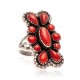 Spiny Oyster .925 Sterling Silver Certified Authentic Navajo Native American Handmade Ring 13206