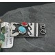 Sterling .925 Sterling Silver Handmade Wave Certified Authentic Navajo Turquoise Native American Necklace 390667520150