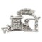 Storyteller Certified Authentic Navajo .925 Sterling Silver Native American Pin 94014-1