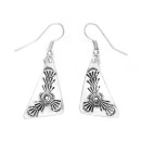 Sun .925 Starling Silver Certified Authentic Handmade Navajo Native American Earrings  27261-9