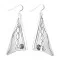 Sun .925 Sterling Silver Handmade Navajo Native American Natural Turquoise Large Dangle Earrings 27256