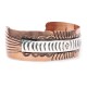 Sun Cross .925 Sterling Silver Copper Certified Authentic Handmade Navajo Native American Bracelet 245546 Sun Cross .925 Sterling Silver Copper Certified Authentic Handmade Navajo Native American Bracelet 245546
