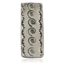 Swirl Navajo Nickel Handmade Native American Money Clip 11268-5