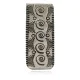 Swirls .925 Sterling Silver Navajo Handmade Native American Nickel Money Clip 91002-1 Swirls .925 Sterling Silver Navajo Handmade Native American Nickel Money Clip 91002-1
