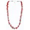 Navajo .925 Sterling Silver Graduated Coral and Turquoise Native American Necklace 750101-6