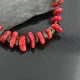 Navajo .925 Sterling Silver Graduated Coral Turquoise 4095 Native American Necklace 15409-5 Navajo .925 Sterling Silver Graduated Coral Turquoise 4095 Native American Necklace 15409-5