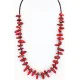 Navajo .925 Sterling Silver Graduated Coral Turquoise Native American Necklace 750120-1 Navajo .925 Sterling Silver Graduated Coral Turquoise Native American Necklace 750120-1