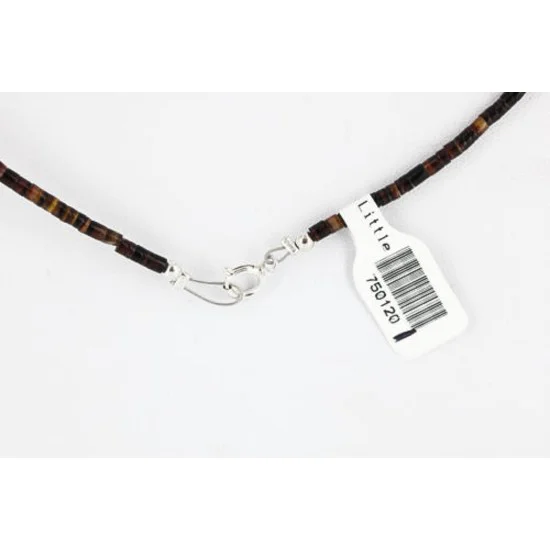 Navajo .925 Sterling Silver Graduated Coral Turquoise Native American Necklace 750120-1 Navajo .925 Sterling Silver Graduated Coral Turquoise Native American Necklace 750120-1