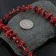 Navajo .925 Sterling Silver Graduated Coral Turquoise Native American Necklace 390680673641