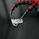Navajo .925 Sterling Silver Graduated Coral Turquoise Native American Necklace 390680673641